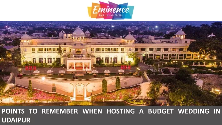 points to remember when hosting a budget wedding