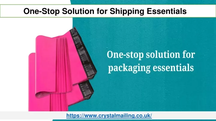 one stop solution for shipping essentials