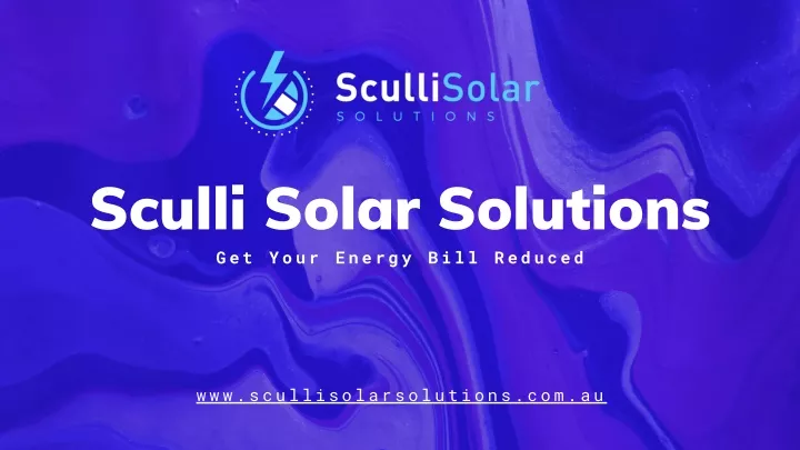 sculli solar solutions get your energy bill