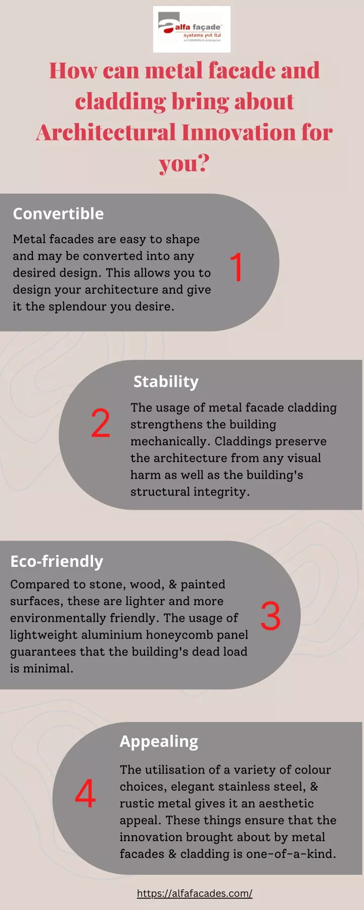 how can metal facade and cladding bring about