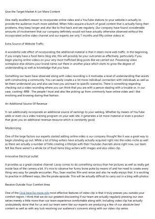The Intermediate Guide to cooking on YouTube