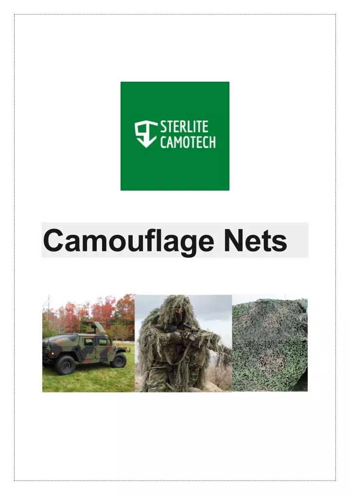 camouflage nets