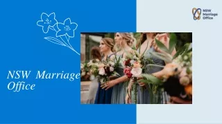 Budget Registry Wedding at NSW Marriage Office
