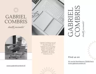 Gabriel Combris is an all-terrain journalist more than 20 years