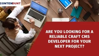Reliable Craft CMS developer for your next project?