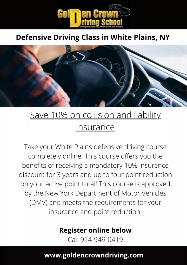 defensive driving class in white plains ny