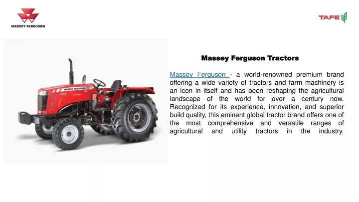 massey massey ferguson ferguson tractors