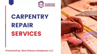 Carpentry Repair Services | New Orleans Handyman LLC