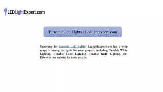 tuneable led lights ledlightexpert com