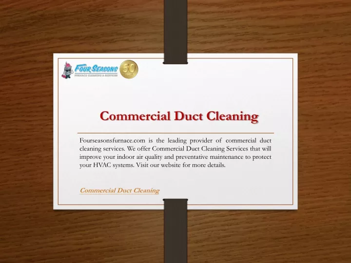 commercial duct cleaning