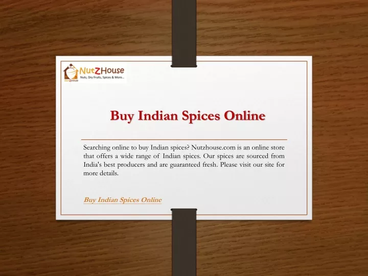 buy indian spices online