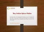 Buy Indian Spices Online  Nutzhouse.com - slide 1