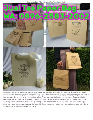 Ô896_ᒿ58З_ᒿÔÔᒿ (WA) Tas Kertas Zip Paper Bag Murah Outlet