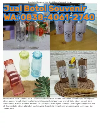 ౦8ᣮ8_Ꮞ౦Ꮾl_ᒿᜪᏎ౦ (WA) Toko Botol Minuman Terdekat Souvenir Botol Kaca