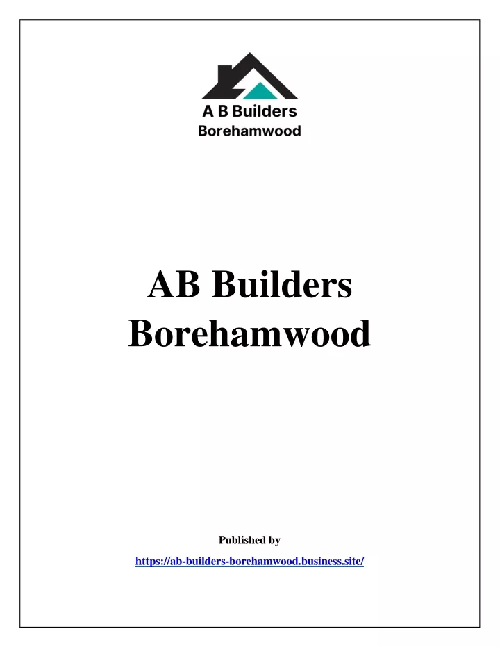 ab builders b o rehamwood
