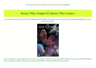 textbook$ Doctor Who Origins #3 (Doctor Who Comics) [EBOOK]