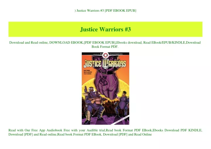 justice warriors 3 pdf ebook epub