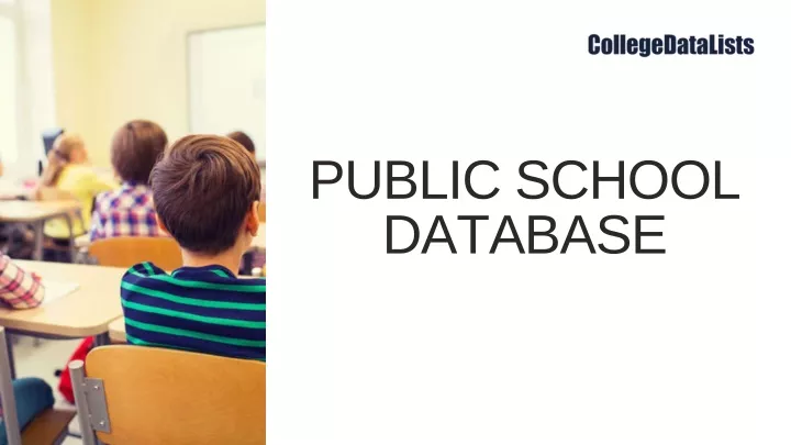 public school database