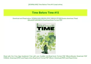 [DOWNLOAD] Time Before Time #15 {read online}