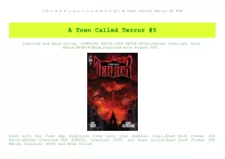 [[F.r.e.e D.o.w.n.l.o.a.d R.e.a.d]] A Town Called Terror #5 PDF
