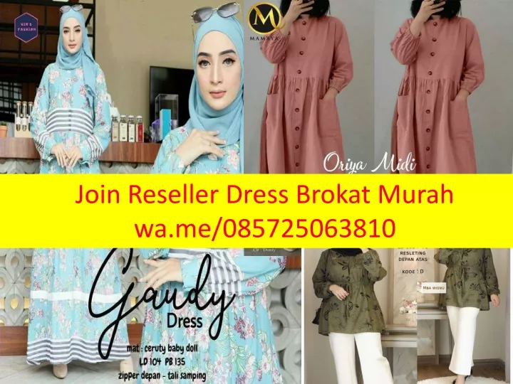join reseller dress brokat murah