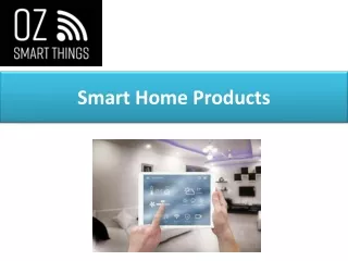 smart home products