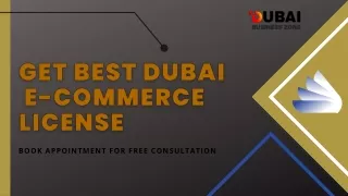 Best Dubai E-Commerce License | Dubai Business Zone