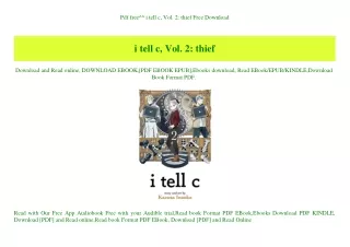 Pdf free^^ i tell c  Vol. 2 thief Free Download
