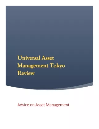 advice on asset management