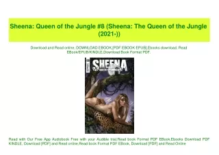 (READ-PDF!) Sheena Queen of the Jungle #8 (Sheena The Queen of the Jungle (2021-)) PDF