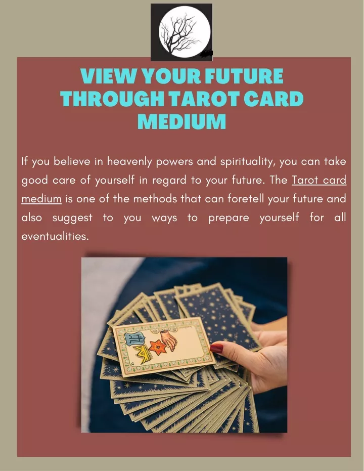 view your future through tarot card medium