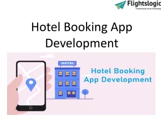 hotel booking app development