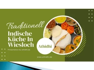Traditionelle Indische Küche In Wiesloch