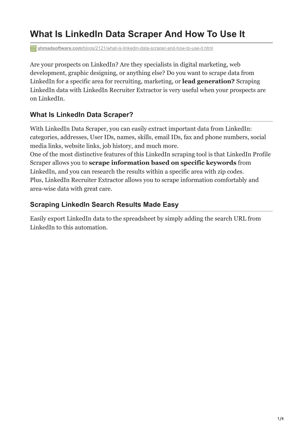 PPT - What Is LinkedIn Data Scraper And How To Use It PowerPoint ...