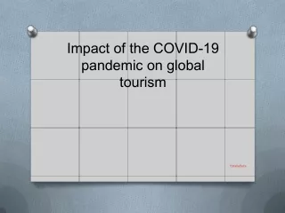 Impact of the COVID-19 pandemic on global tourism
