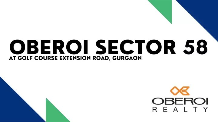 oberoi sector 58 at golf course extension road