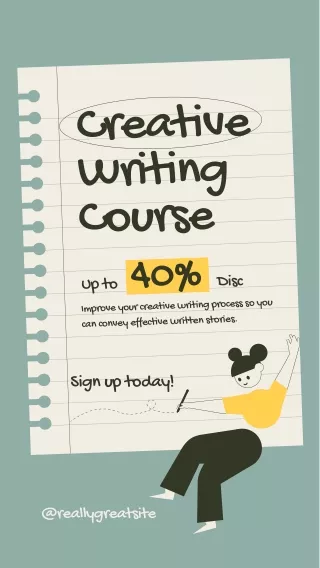 creative writing course 40 improve your creative