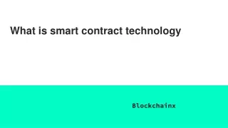 what is smart contract technology