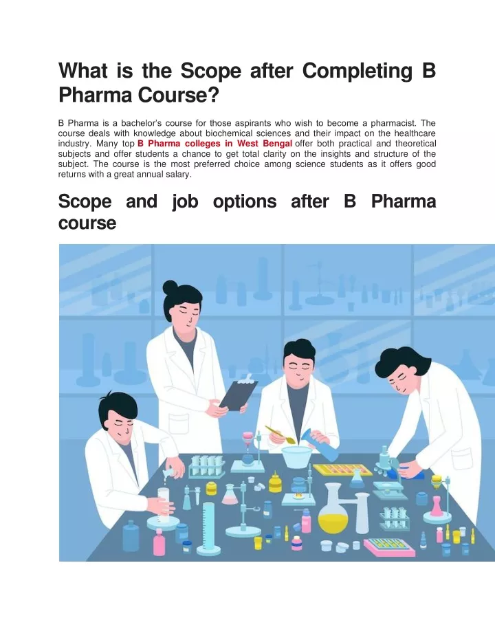 PPT - What Is The Scope After Completing B Pharma Course PowerPoint ...