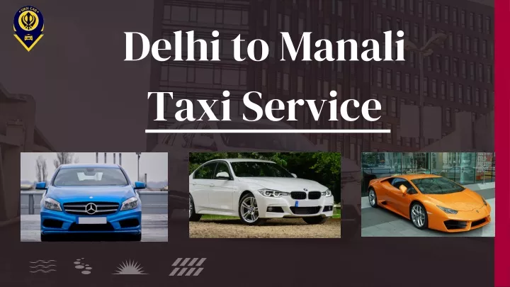 delhi to manali taxi service