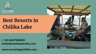 best resorts in chilika lake