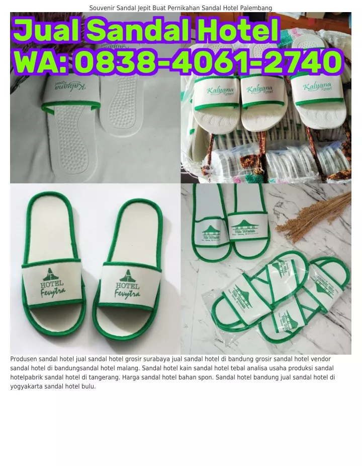 souvenir sandal jepit buat pernikahan sandal