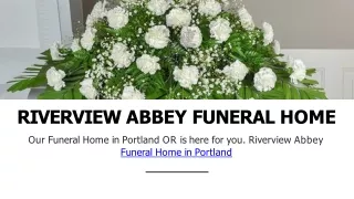 Riverview Abbey Funeral Home