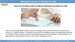 attestation services in mumbai for uae