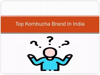 Top Kombucha Brand In India