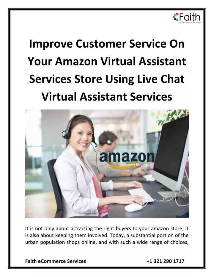 improve customer service on your amazon virtual