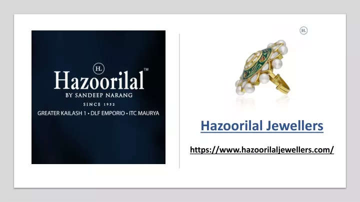 hazoorilal jewellers