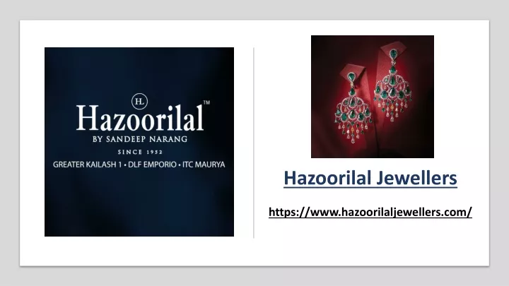 hazoorilal jewellers