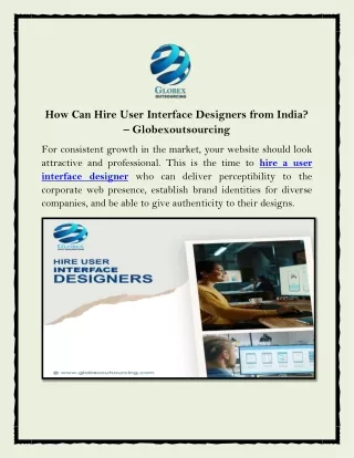 How Can Hire User Interface Designers from India