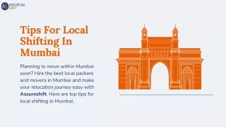 Tips For Local Shifting In Mumbai